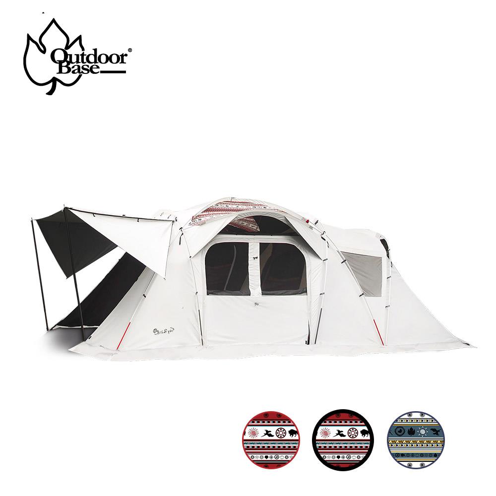限量預購中 Outdoorbase彩繪天空2e帳篷一房一廳隧道帳 大空間 空間變化多 彩繪天空2e帳篷 Outdoorbase
