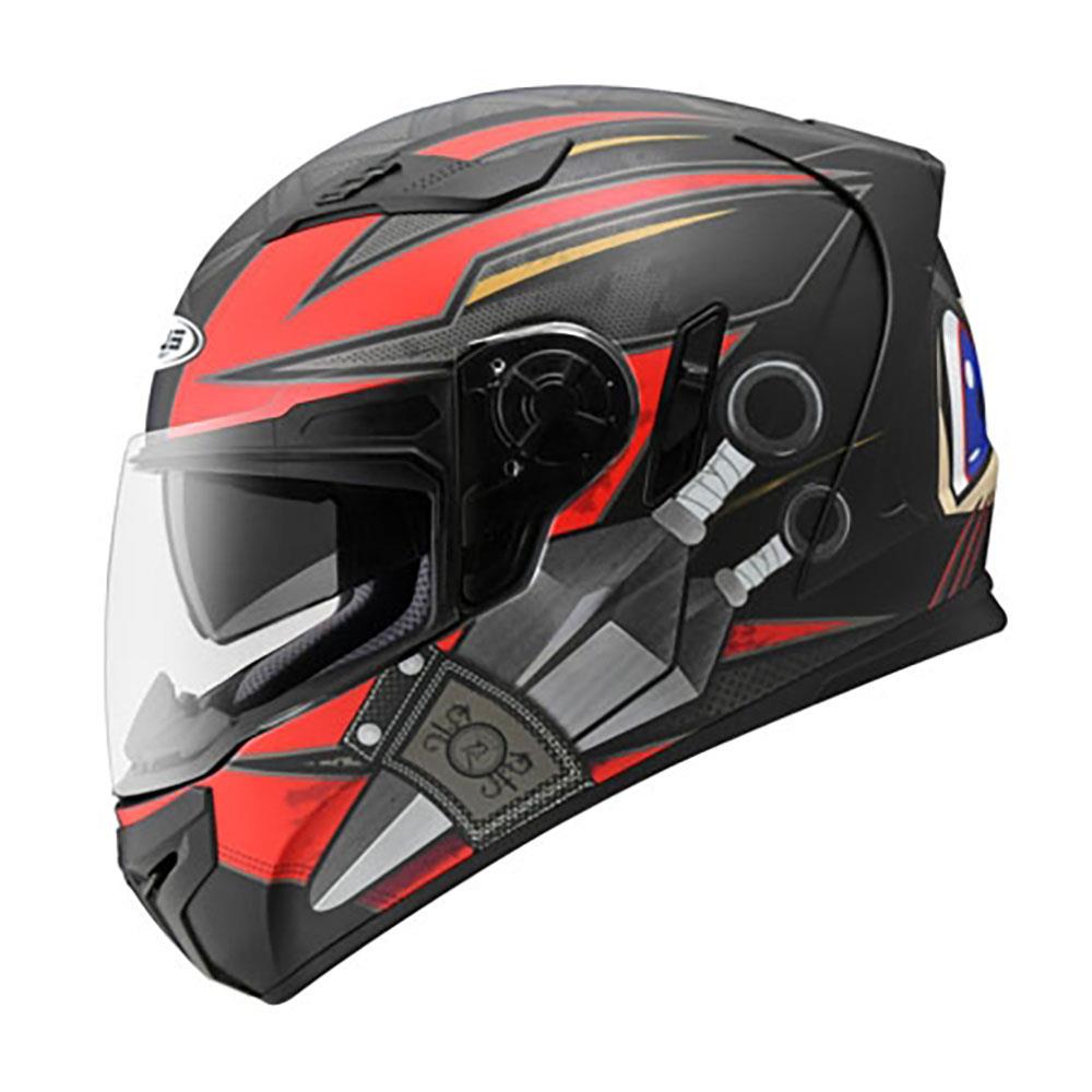 【新品訂購】ZEUS 813 AN35 忍者 消光黑紅 全罩式安全帽 (內藏墨鏡)【訂購商品非現貨下單配合原廠出發貨/急用者下單前請先確認庫存】