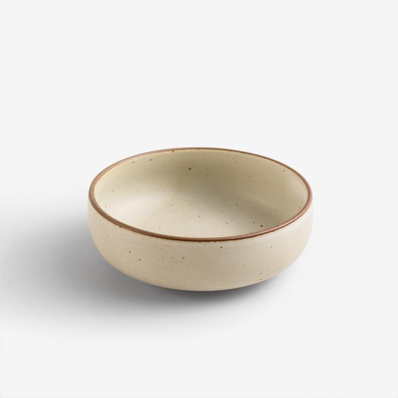 日式 柴燒手作 10cm 陶瓷小碟｜淺米｜單品