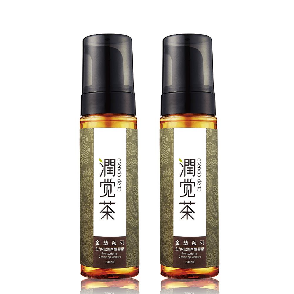 【茶寶 潤覺茶】金萃植潤潔顏慕斯200ml，2瓶組