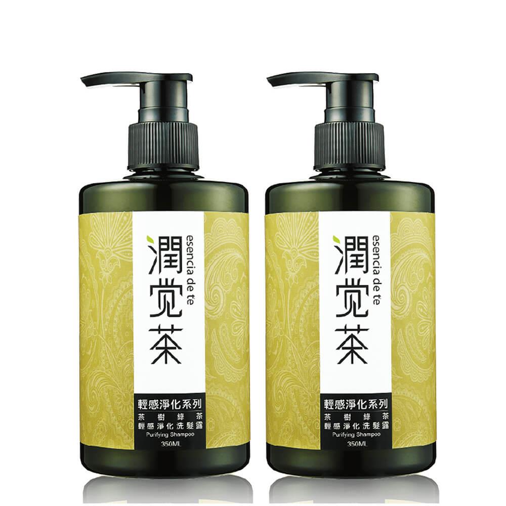 【茶寶 潤覺茶】茶樹綠茶輕感淨化洗髮露，350ml，2瓶組