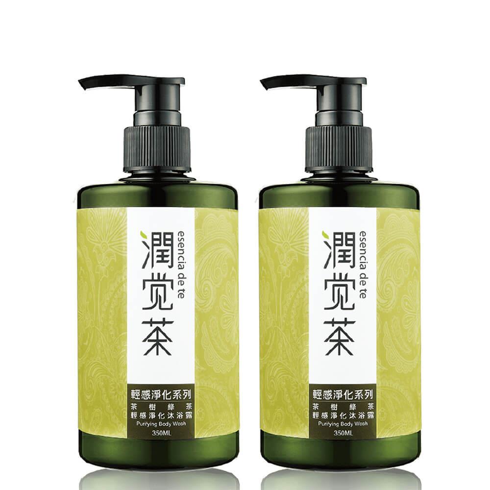 【茶寶 潤覺茶】茶樹綠茶輕感淨化沐浴露，350ml，2瓶組