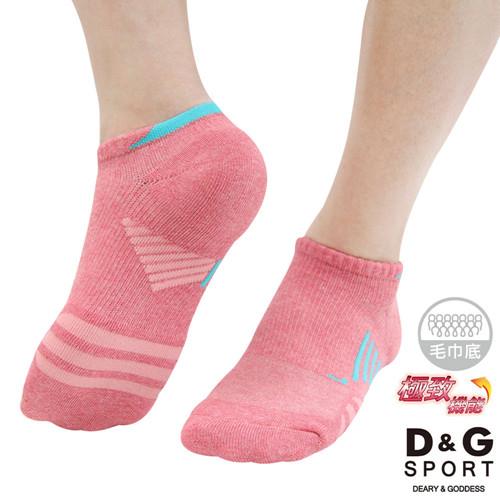 【D&G BEAUTY】透氣避震足弓女襪-D401