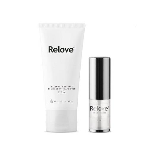 限時優惠組【Relove】金盞花萃取弱酸私密潔淨凝露120ML(私密處洗劑)+緊依偎女性護理凝膠(6ML/20ML任選一)