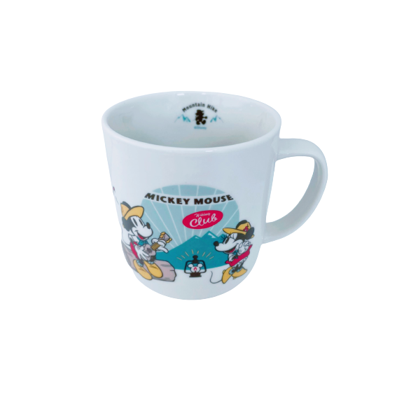 (限量)DISNEY米奇 戶外活動馬克杯/杯子/陶瓷馬克杯-樂悅(420ml/盒裝)