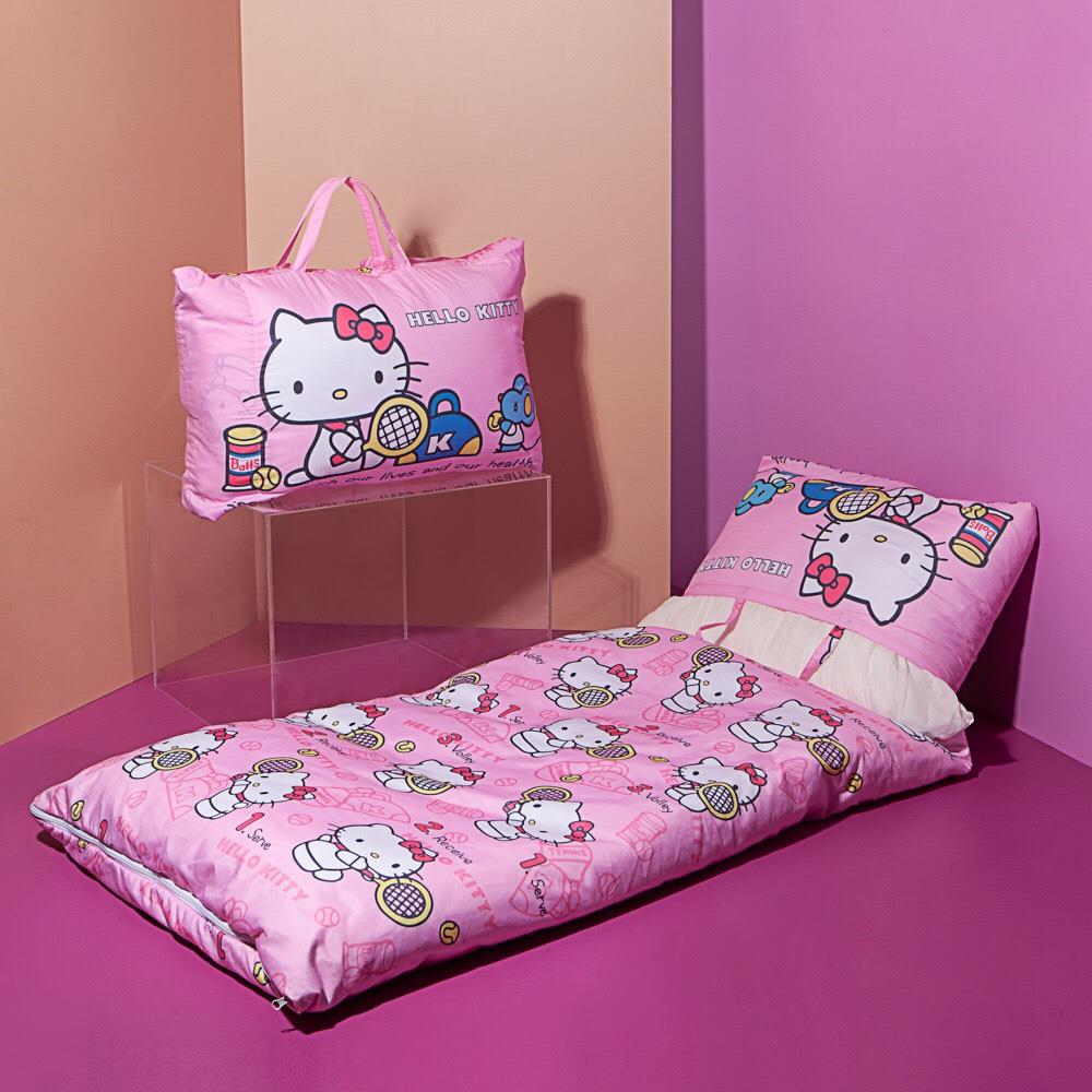【三麗鷗】Hello Kitty兒童睡袋，枕心加被胎