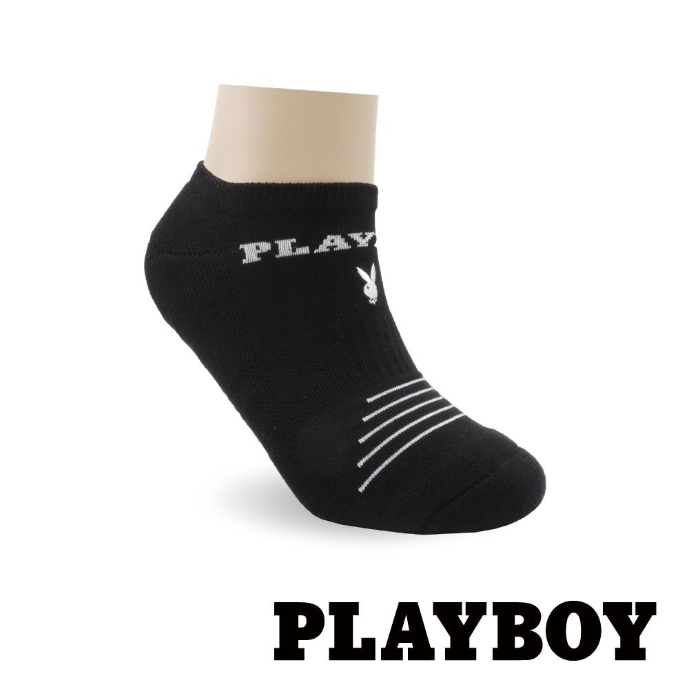 【襪款任選4雙$395 、9雙$750】 PLAYBOY 經典兔氣墊隱形運動襪(BF7720)