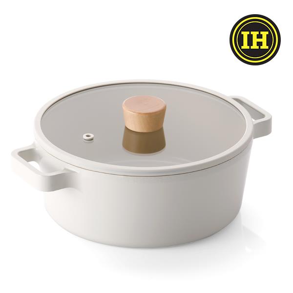 【NEOFLAM】FIKA系列 22cm 鑄造雙耳湯鍋(IH、電磁爐適用)