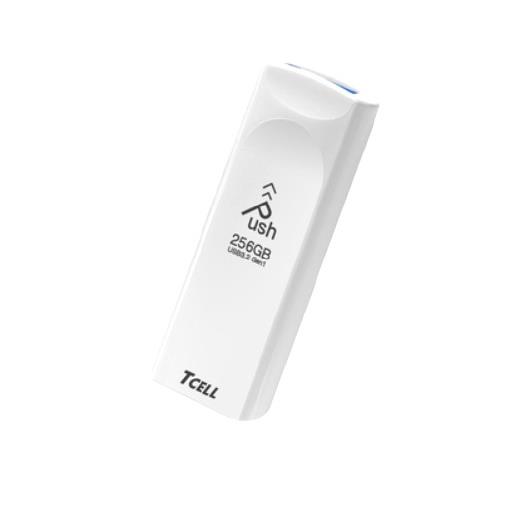 TCELL 冠元 USB3.2 Gen1 Push推推隨身碟-珍珠白 (256GB)