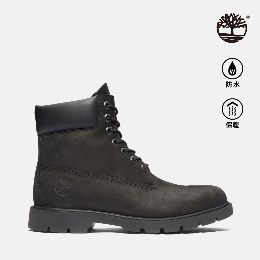 Timberland 男款黑色Timberland經典磨砂革6吋靴|19039001