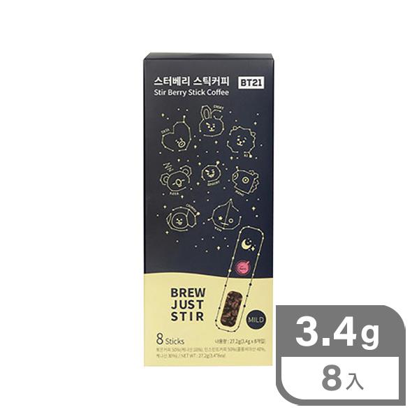 韓國BT21手沖棒狀咖啡3.4g*8入