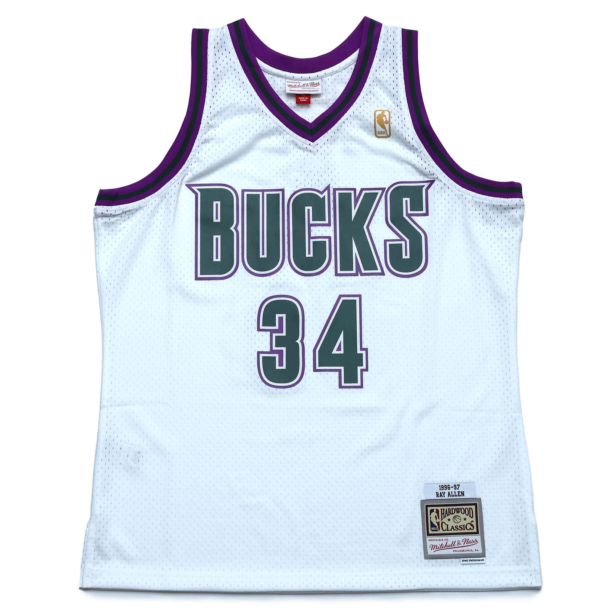 Mitchell & Ness Authentic Giannis Antetokounmpo Milwaukee Bucks Home 2013-14 Jersey