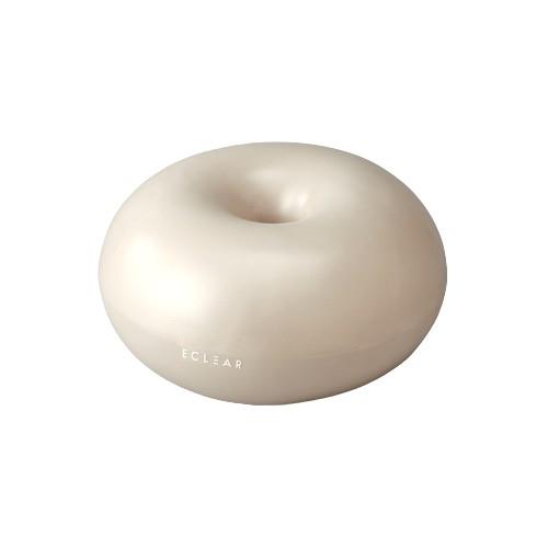 ELECOM ECLEAR 甜甜圈瑜珈抗力球(直徑50cm)-象牙白色
