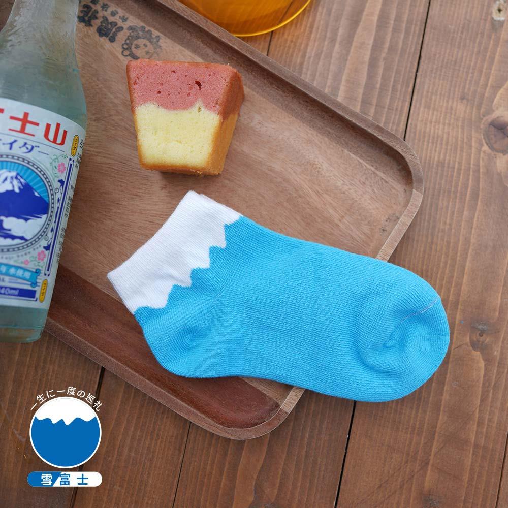 雪富士-穹空藍-船型襪