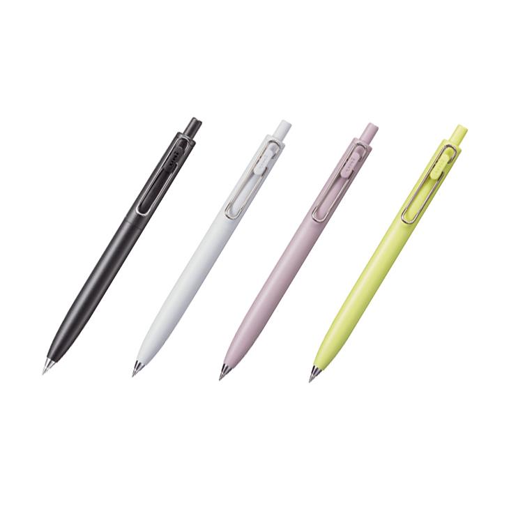 Uni三菱 uni-ball one F 自動鋼珠筆0.38mm(UMNSF-38)-消炭(黑)/無垢(灰)/日向夏(黃)