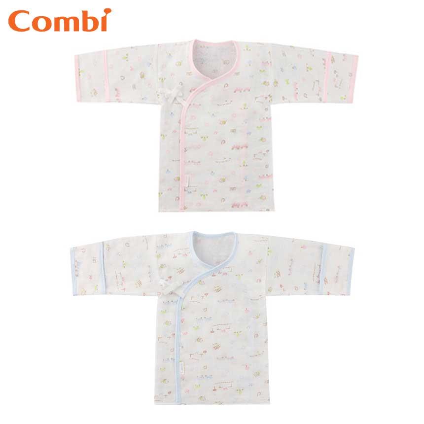 【Combi】純棉柔紗-快樂車車 反折袖紗布肚衣