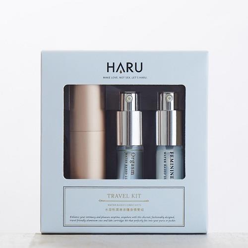 【HARU】女性私密護理水溶性潤滑液45ML隨身瓶炙熱濃情組(Orgasm+STEAMY+FEMININE CARE)
