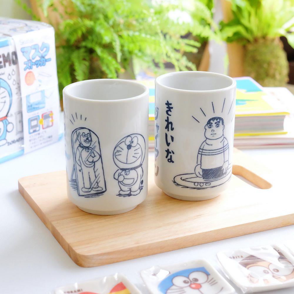《哆啦A夢》🇯🇵日本商品 帥版哆啦A夢＆胖虎陶瓷茶杯 DORAEMON