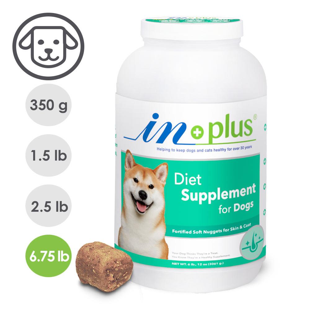 可超取【IN-Plus】皮毛保健-超濃縮卵磷脂犬用(大) 6.75 磅 (基礎毛髮養護適用)(狗保健品)