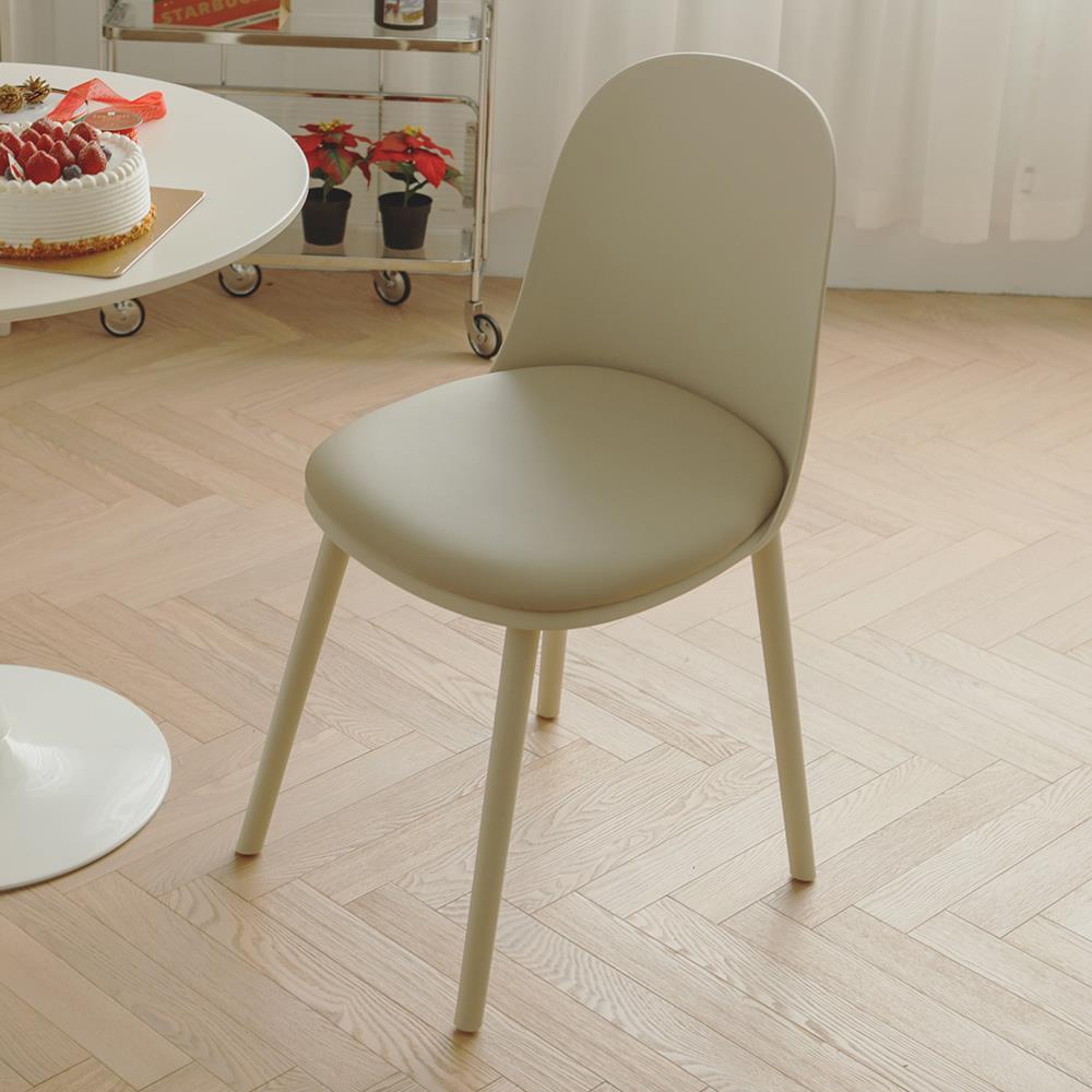 Olwen北歐弧形軟墊餐椅 (五色) 完美主義 【K0072】