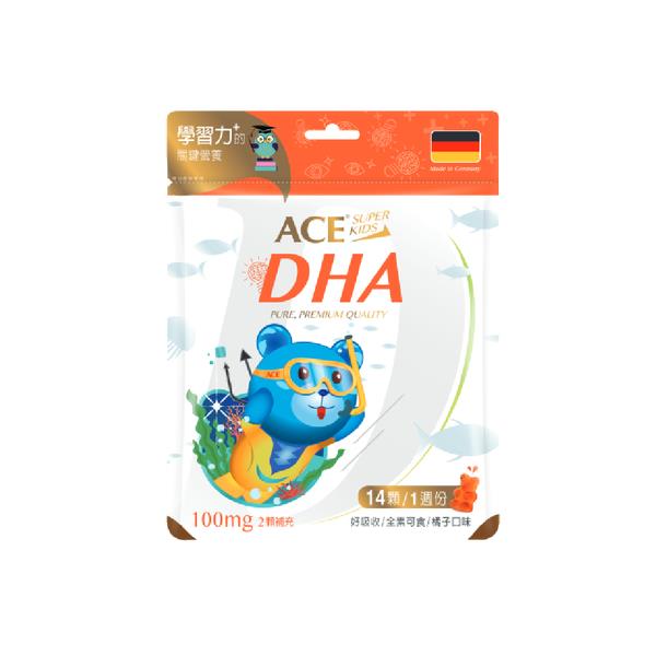 ACE SUPER KIDS DHA營養Q軟糖 14顆