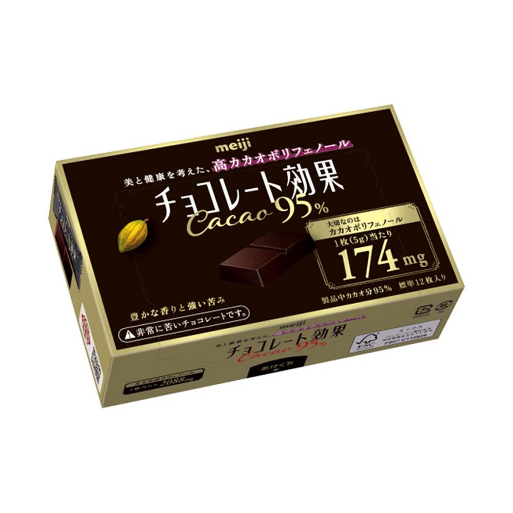 明治CACAO95%黑巧克力60g盒裝