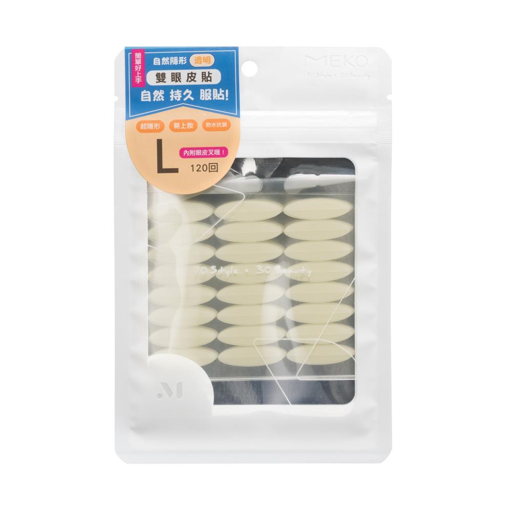MEKO自然隱形透明雙眼皮貼120入 L