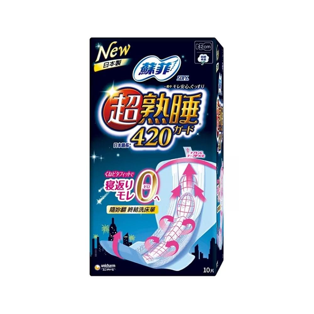 蘇菲彈力貼身超熟睡42cm10片
