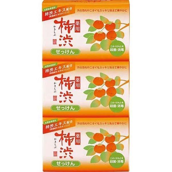 熊野油脂柿子精粹潔膚皂100gx3個