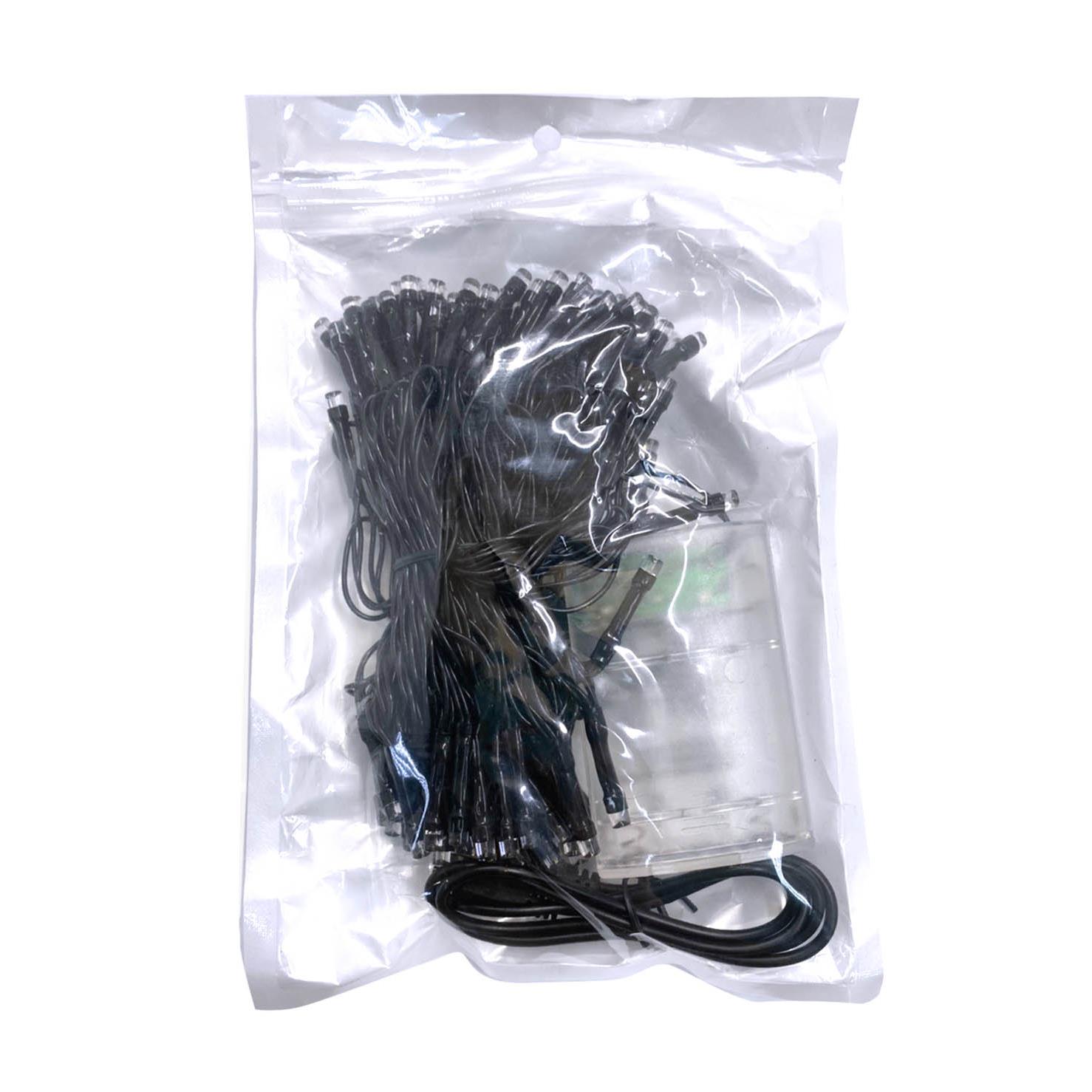 100公分黑線燈串(可插電+裝電池) (三色隨機出貨)