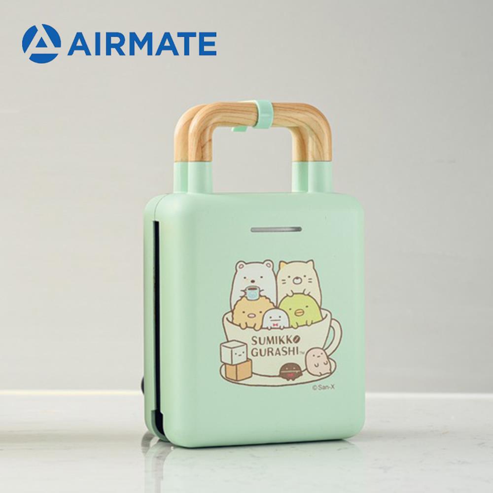 【Airmate艾美特】多功能熱壓吐司點心機，角落小夥伴KTF6001