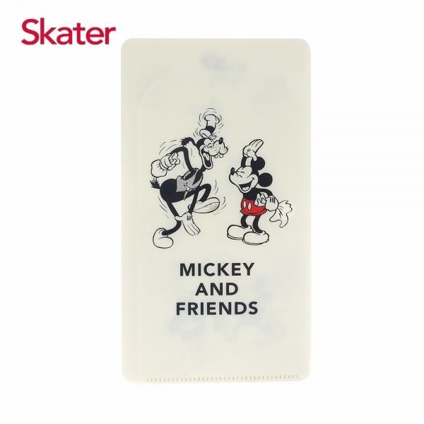 (日貨)Skater x迪士尼Disney 成人口罩收納夾/萬用收納夾-米奇MICKEY/尺寸:約11.5x21cm(摺疊時)