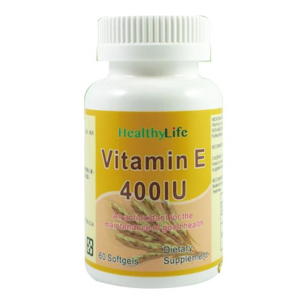 Healthy Life 加力活 維生素E膠囊 (60粒/瓶)【杏一】