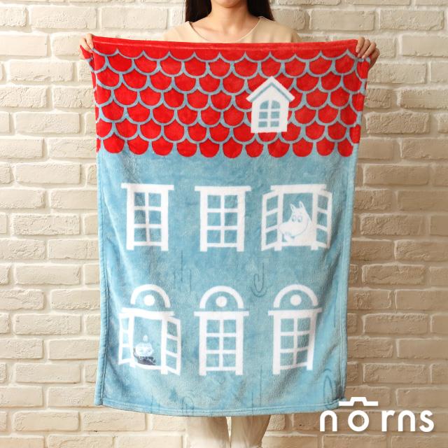 🔥辦公室必備冷氣毯🔥Moomin毛毯 姆明的家- Norns Original Design 正版 Moomin House房屋 房子 法蘭絨刷毛毯 保暖毯 70x100cm四季毯