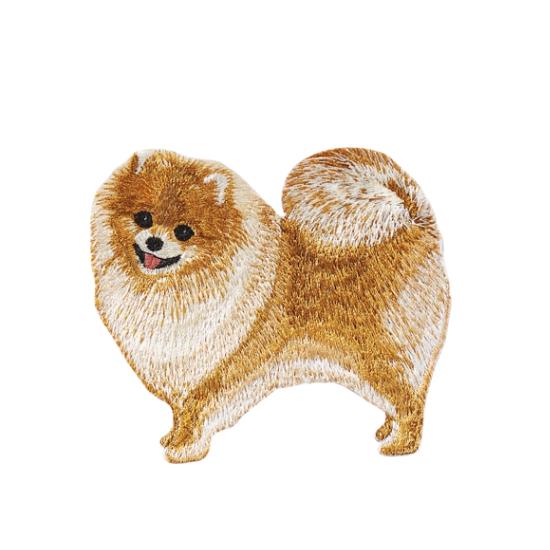 【Simple Zone】Emjour犬系列熨燙刺繡-Pomeranian 博美