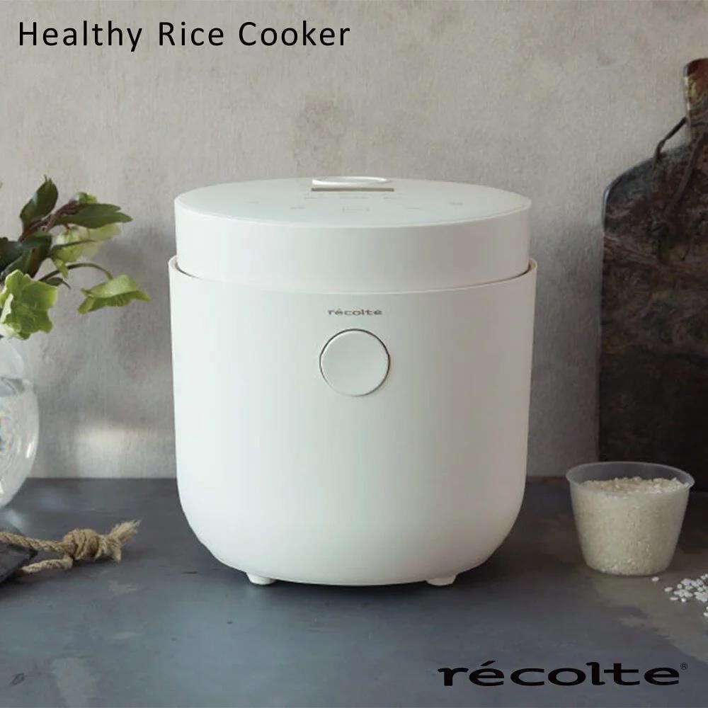 【recolte 日本麗克特】Healthy Rice Cooker 電子鍋 RHR-1 香草白