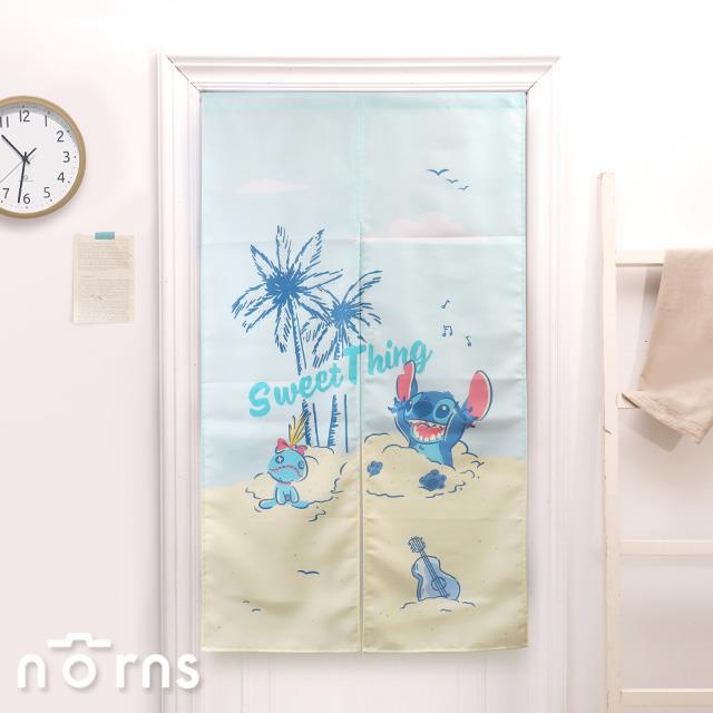 迪士尼長門簾 史迪奇 棕櫚海灘- Norns Original Design 正版授權 Stitch居家生活