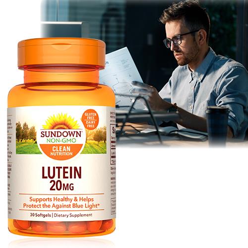 【即期品-廠商直送】美國Sundown日落恩賜 游離型超級葉黃素20mg軟膠囊(30粒/瓶)(效期2026/1/31)