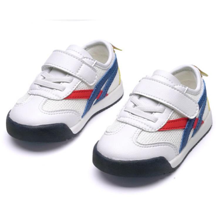【NikoKids】軟底小童鞋/小童運動鞋/包鞋/藍白色( NK476)