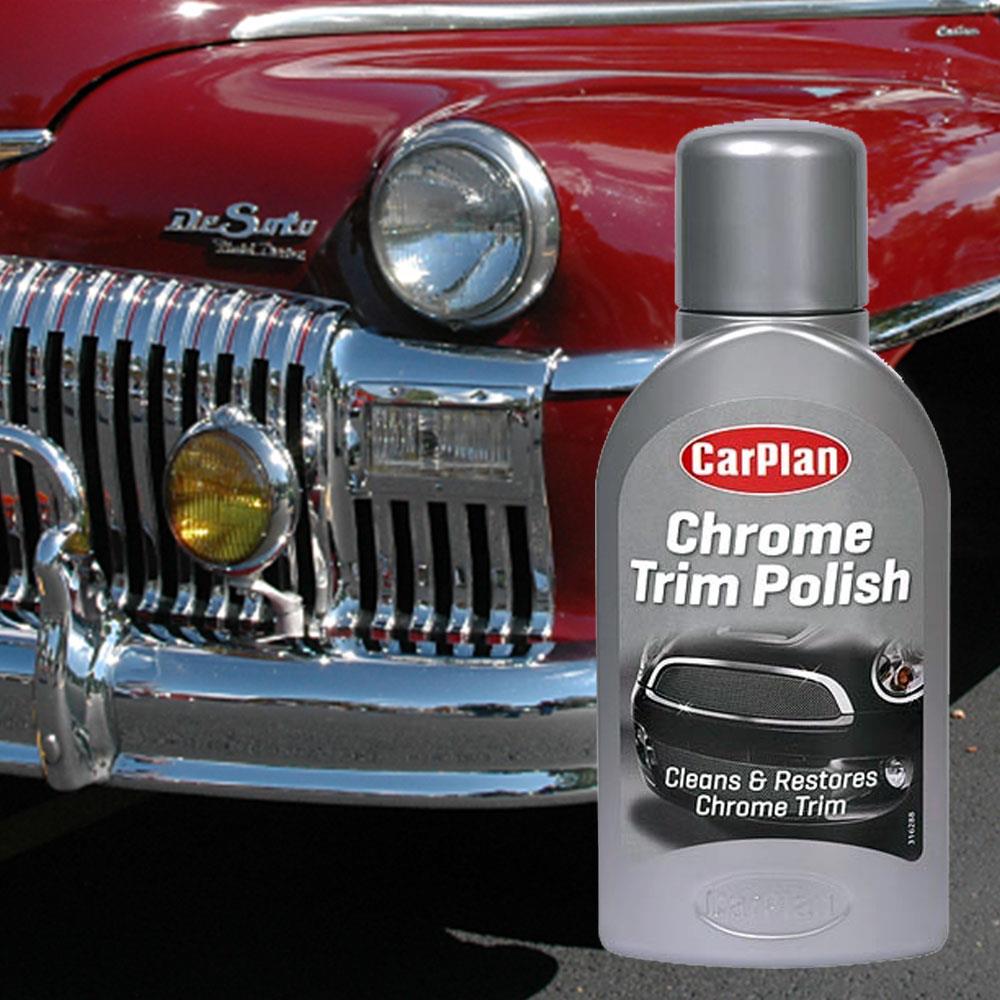 【超值加價購】CarPlan卡派爾 鍍鉻鋁圈＆飾條亮光劑