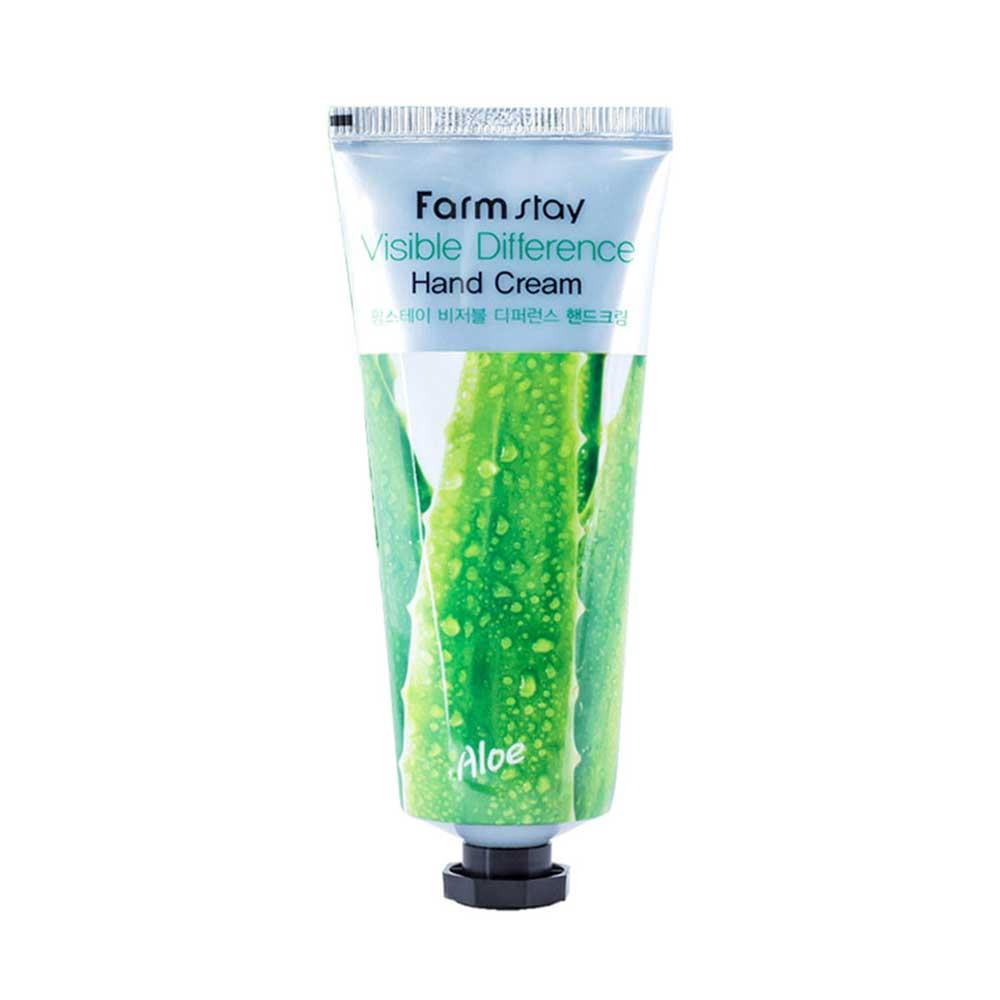韓國Farmstay蘆薈保濕舒緩護手霜100g