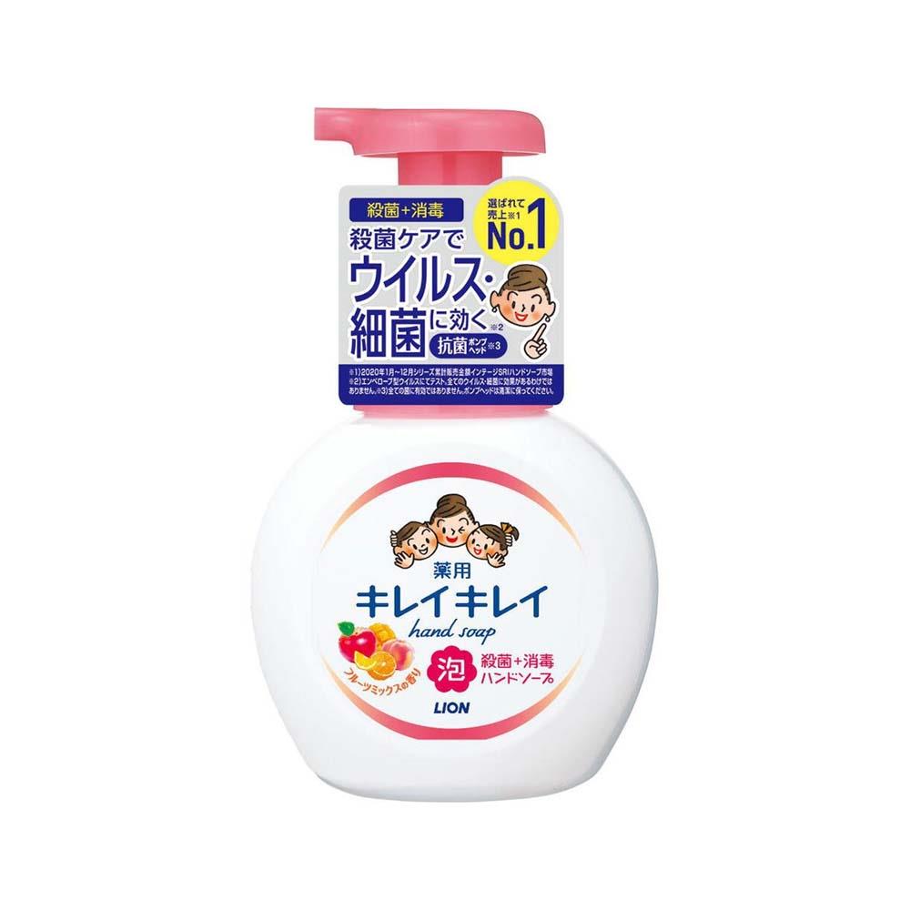 日本獅王趣淨洗手慕斯250ml 清新果香