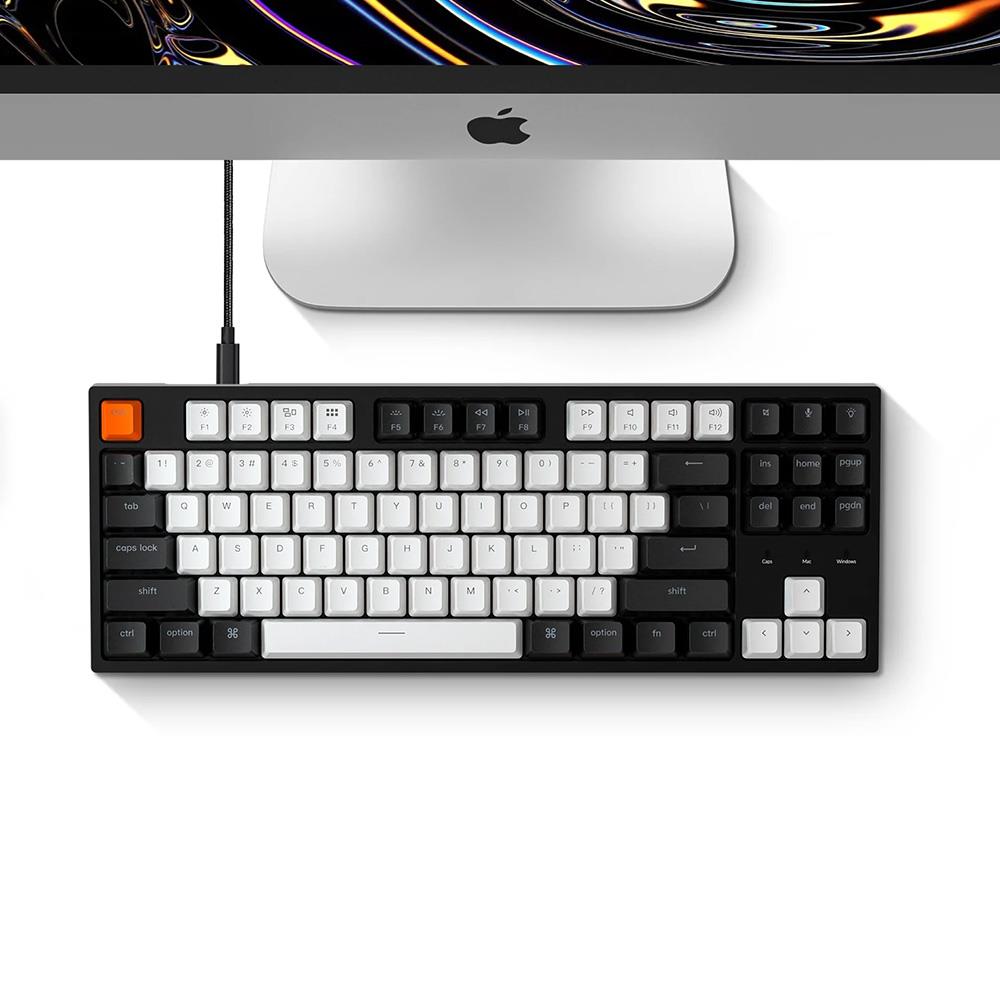 Keychron C1 87 鍵 白光 Type-C 有線機械式鍵盤