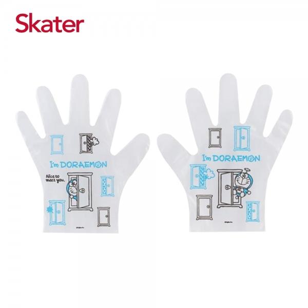 (日貨)Skater x哆啦A夢/小叮噹Doraemon 拋棄式 止滑 手套-成人(10雙/包)(加厚款)