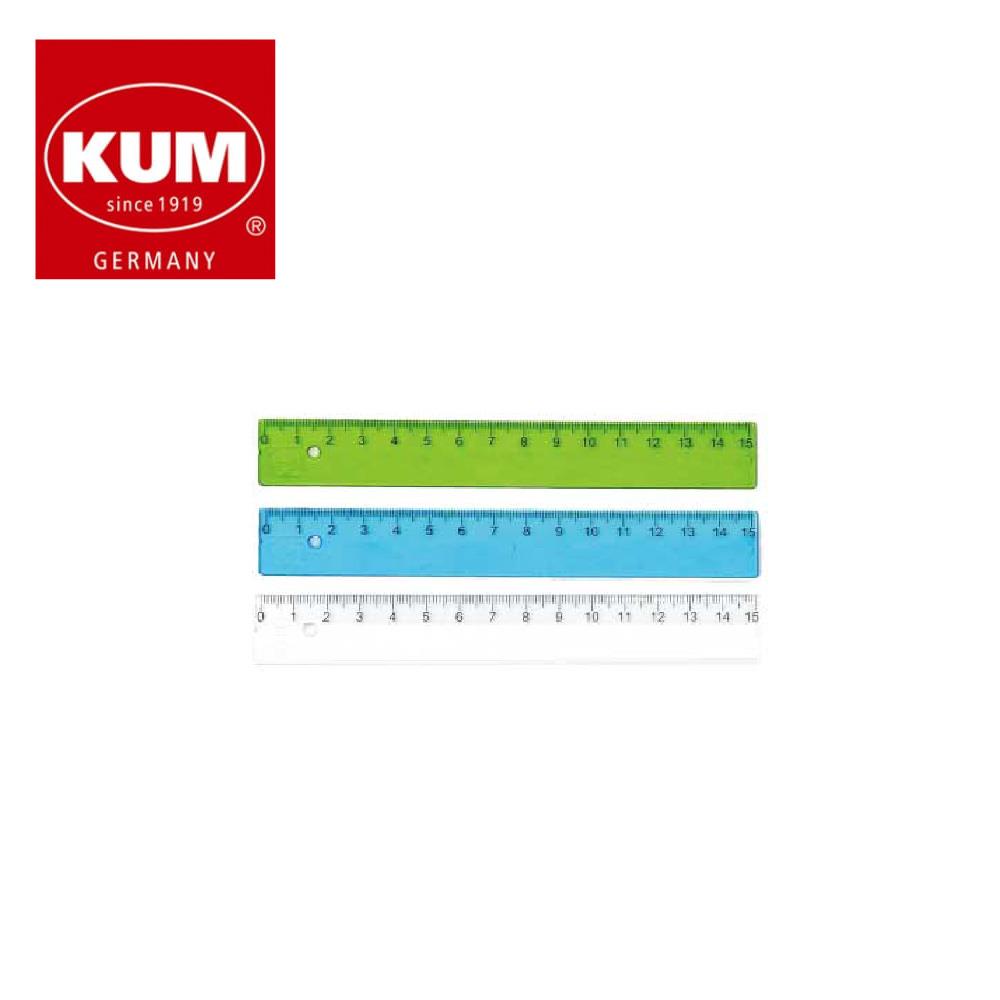 德國KUM 庫姆 POP系列 直尺 15cm 顏色隨機出貨