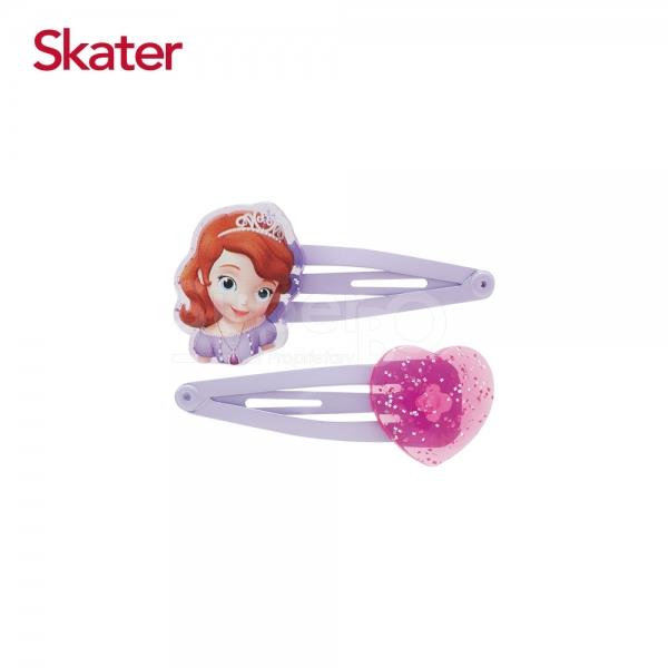 (日貨)Skater x迪士尼Disney 小公主蘇菲亞Sofia 造型髮夾/髮飾夾/夾子(2支入/套組)