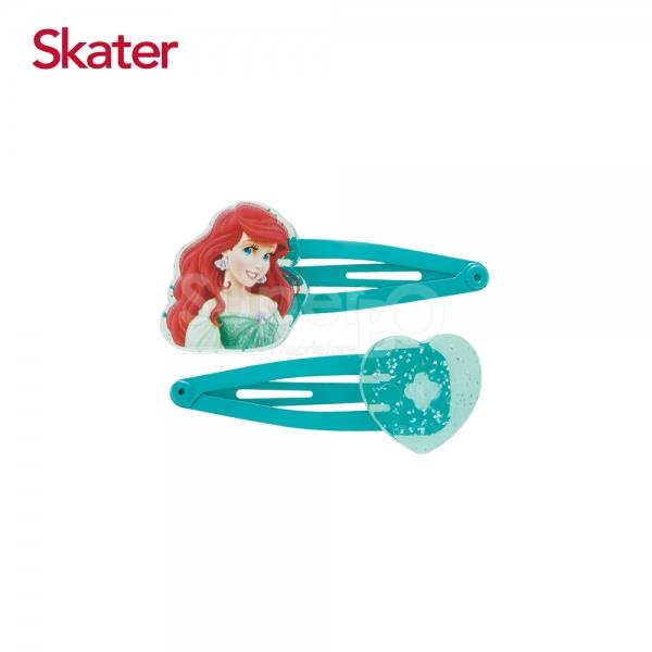 (日貨)Skater x迪士尼Disney 小美人鱼/Ariel愛麗兒 造型髮夾/髮飾夾/夾子(2支入/套組)