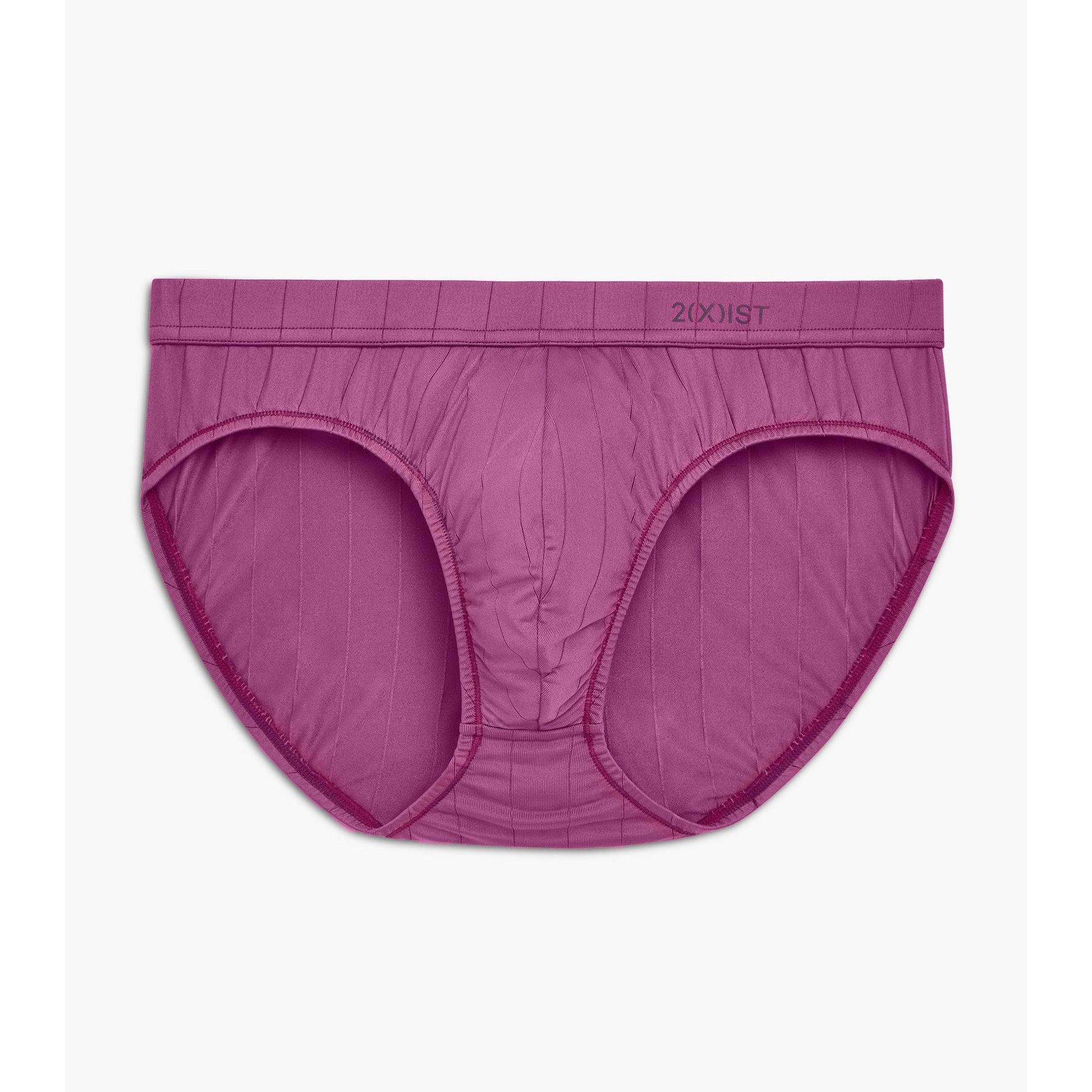 PINSTRIPE NO-SHOW BRIEF
