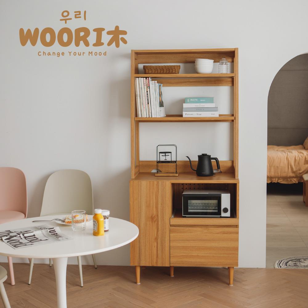 WOORI木▹復古多用途廚房收納櫃 完美主義【P0026】