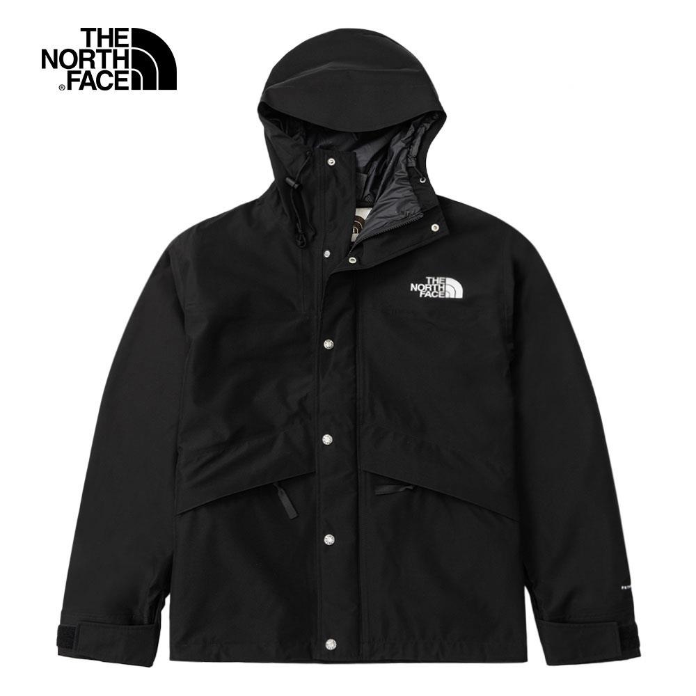 【經典ICON】The North Face北面男款黑色FUTURELIGHT防水透氣衝鋒衣｜5J5NJK3